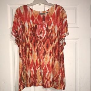 Women’s Navajo-inspired Burnout Top